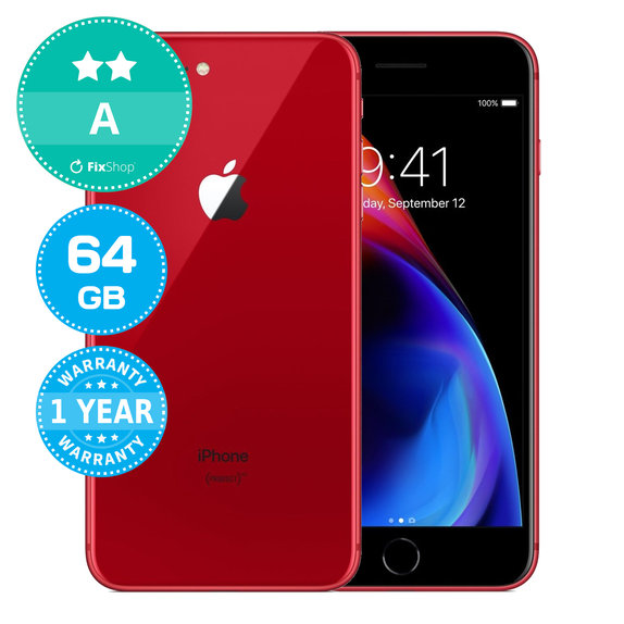 Apple iPhone 8 Plus (PRODUCT)RED 64GB A Ανακατασκευασμένο