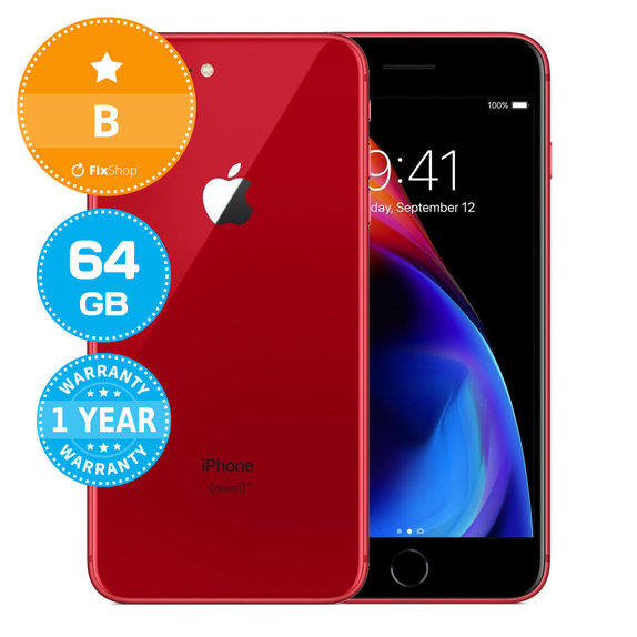 Apple iPhone 8 Plus (PRODUCT)RED 64GB B Ανακατασκευασμένο