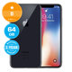 Apple iPhone X Space Gray 64GB B Ανακατασκευασμένο