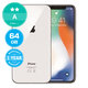 Apple iPhone X Silver 64GB A Ανακατασκευασμένο