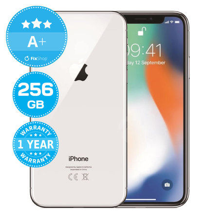 Apple iPhone X Silver 256GB A+ Ανακατασκευασμένο