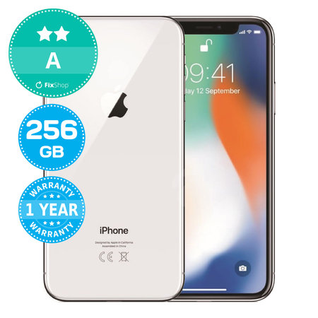 Apple iPhone X Silver 256GB A Ανακατασκευασμένο