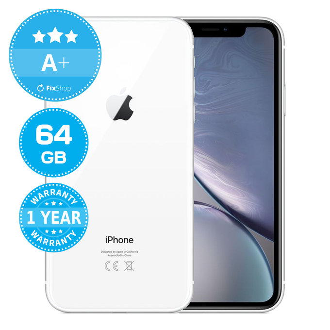 Apple iPhone XR White 64GB A+ Ανακατασκευασμένο