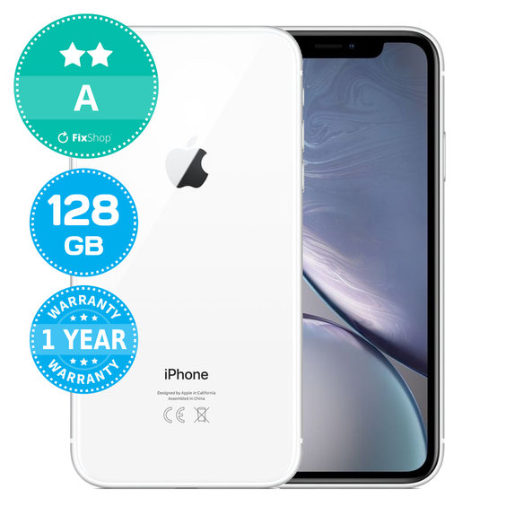 Apple iPhone XR White 128GB A Ανακατασκευασμένο