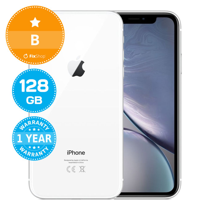 Apple iPhone XR White 128GB B Ανακατασκευασμένο