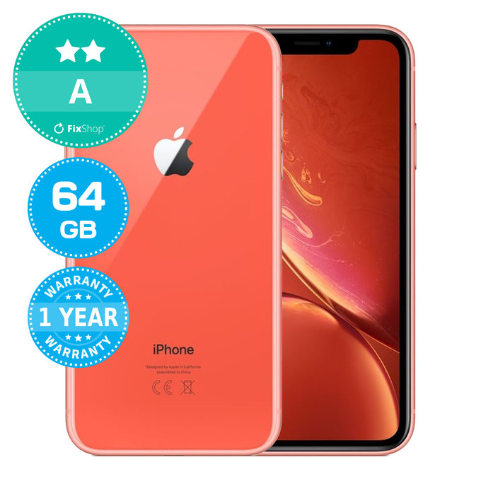 Apple iPhone XR Coral 64GB A Ανακατασκευασμένο