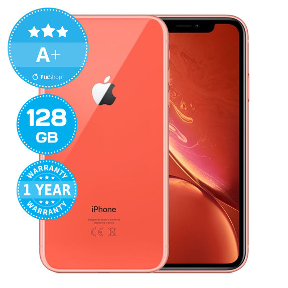 Apple iPhone XR Coral 128GB A+ Ανακατασκευασμένο