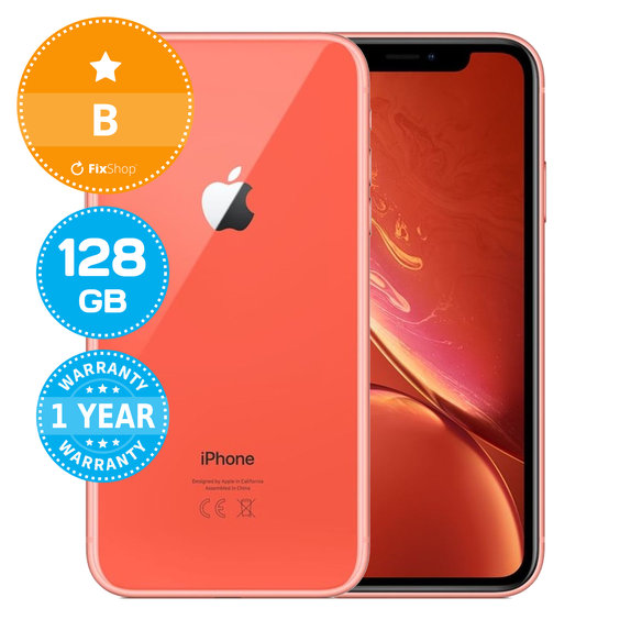 Apple iPhone XR Coral 128GB B Ανακατασκευασμένο