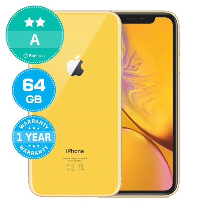 Apple iPhone XR Yellow 64GB A Ανακατασκευασμένο