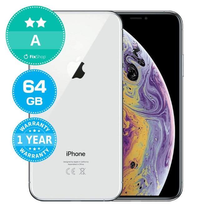 Apple iPhone XS Silver 64GB A Ανακατασκευασμένο