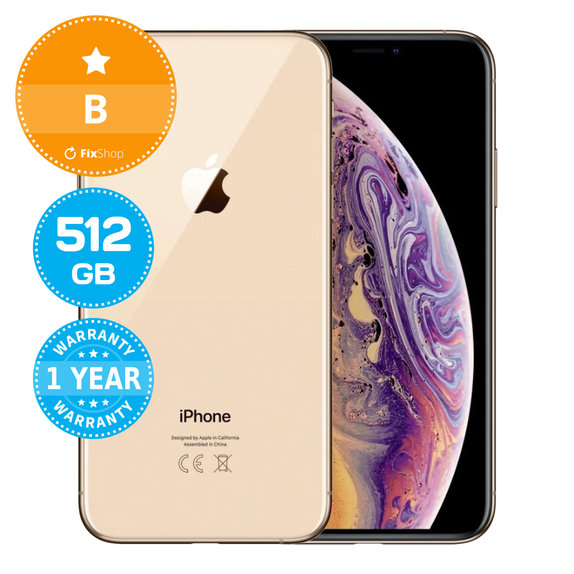 Apple iPhone XS Gold 512GB B Ανακατασκευασμένο