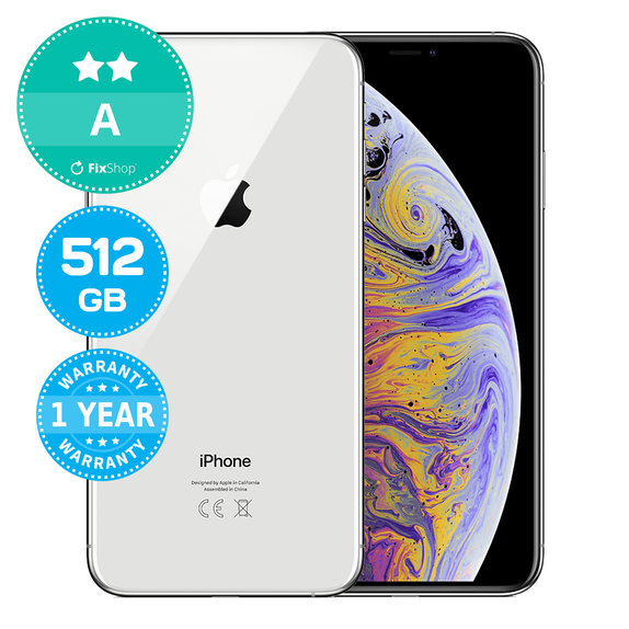 Apple iPhone XS Max Silver 512GB A Ανακατασκευασμένο