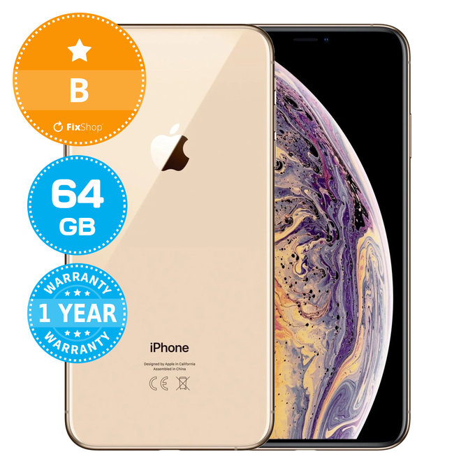 Apple iPhone XS Max Gold 64GB B Ανακατασκευασμένο