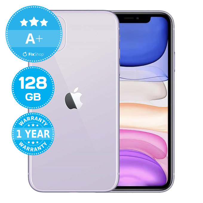 Apple iPhone 11 Purple 128GB A+ Ανακατασκευασμένο