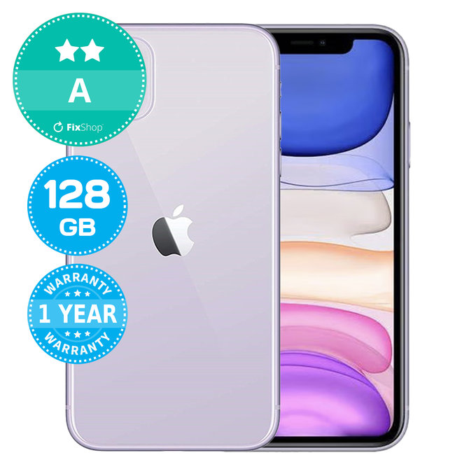 Apple iPhone 11 Purple 128GB A Ανακατασκευασμένο