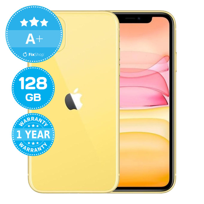 Apple iPhone 11 Yellow 128GB A+ Ανακατασκευασμένο