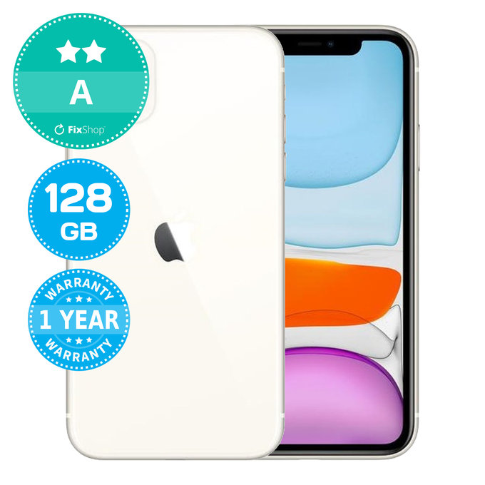 Apple iPhone 11 White 128GB A Ανακατασκευασμένο