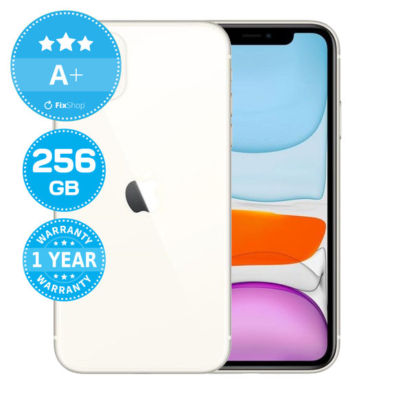 Apple iPhone 11 White 256GB A+ Ανακατασκευασμένο