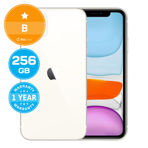 Apple iPhone 11 White 256GB B Ανακατασκευασμένο