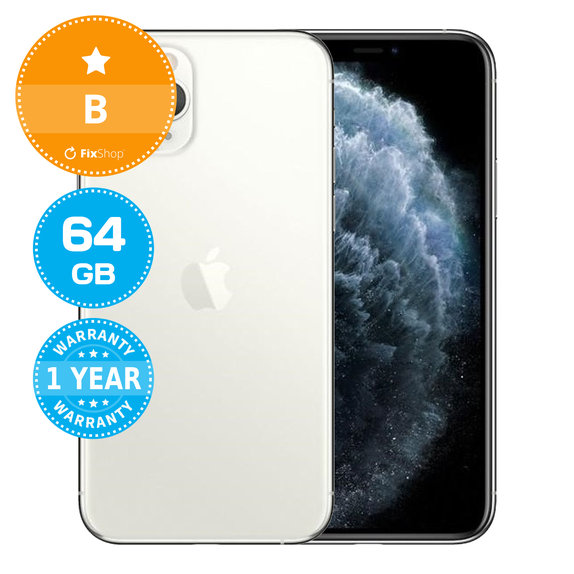 Apple iPhone 11 Pro Silver 64GB B Ανακατασκευασμένο