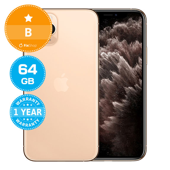 Apple iPhone 11 Pro Gold 64GB B Ανακατασκευασμένο