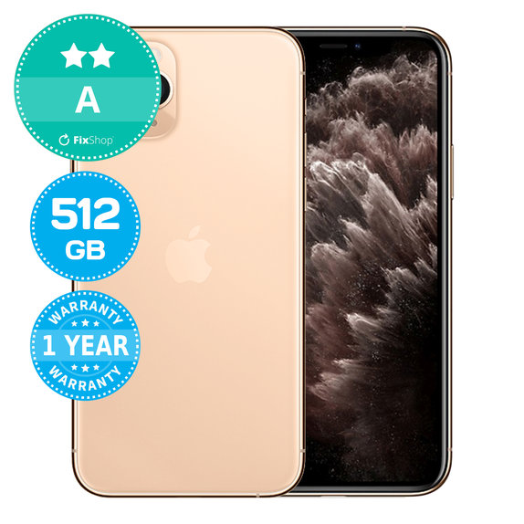 Apple iPhone 11 Pro Gold 512GB A Ανακατασκευασμένο