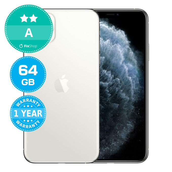 Apple iPhone 11 Pro Max Silver 64GB A Ανακατασκευασμένο