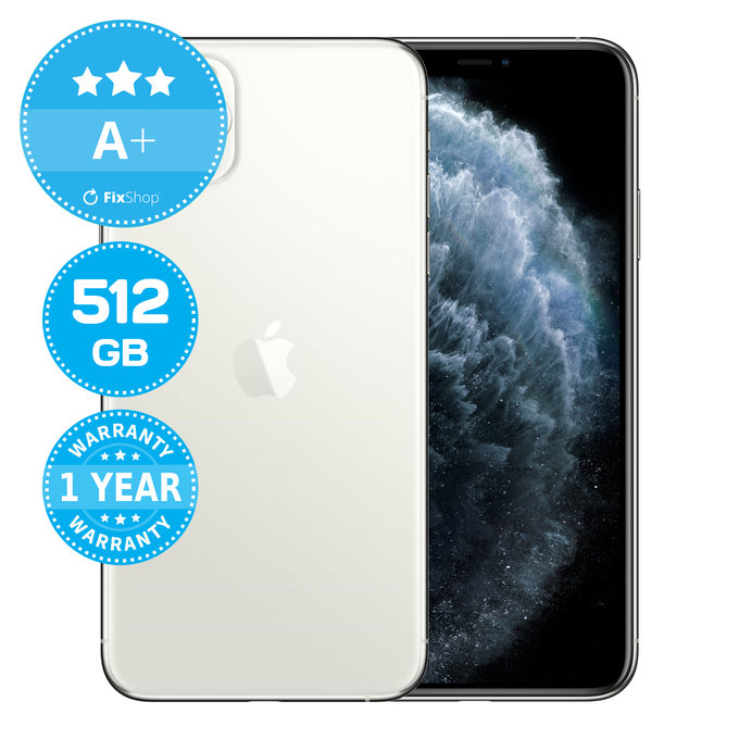 Apple iPhone 11 Pro Max Silver 512GB A+ Ανακατασκευασμένο