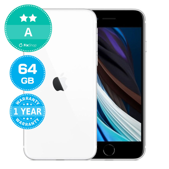 Apple iPhone SE (2nd Gen 2020) White 64GB A Ανακατασκευασμένο