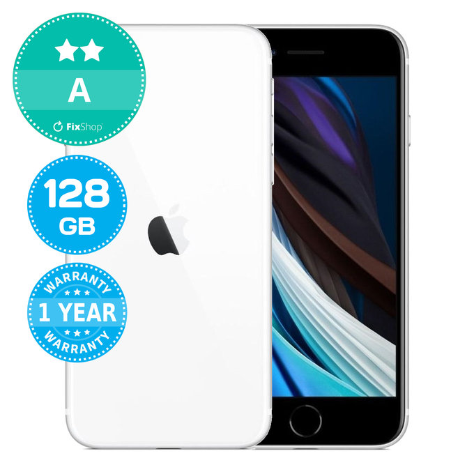 Apple iPhone SE (2nd Gen 2020) White 128GB A Ανακατασκευασμένο