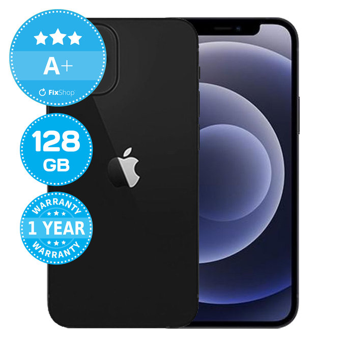 Apple iPhone 12 Mini Black 128GB A+ Ανακατασκευασμένο