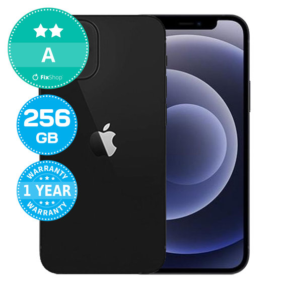 Apple iPhone 12 Mini Black 256GB A Ανακατασκευασμένο