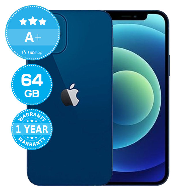 Apple iPhone 12 Mini Blue 64GB A+ Ανακατασκευασμένο
