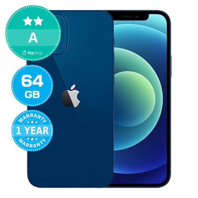 Apple iPhone 12 Mini Blue 64GB A Ανακατασκευασμένο