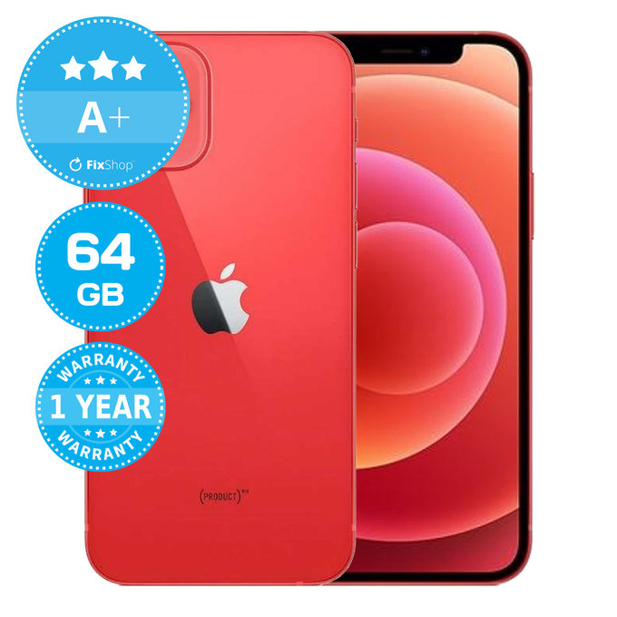 Apple iPhone 12 Mini (PRODUCT)RED 64GB A+ Ανακατασκευασμένο