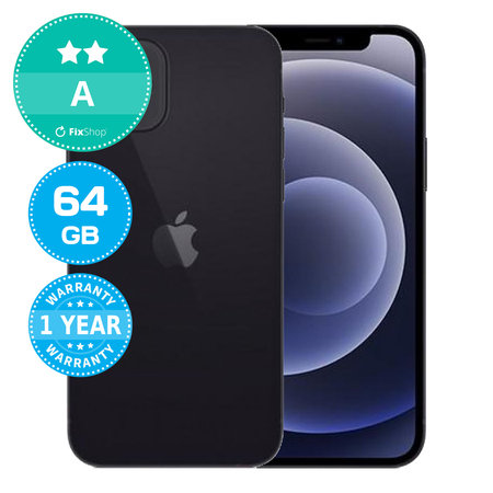 Apple iPhone 12 Black 64GB A Ανακατασκευασμένο