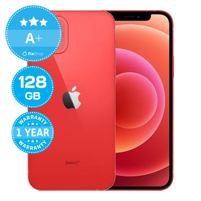 Apple iPhone 12 (PRODUCT)RED 128GB A+ Ανακατασκευασμένο