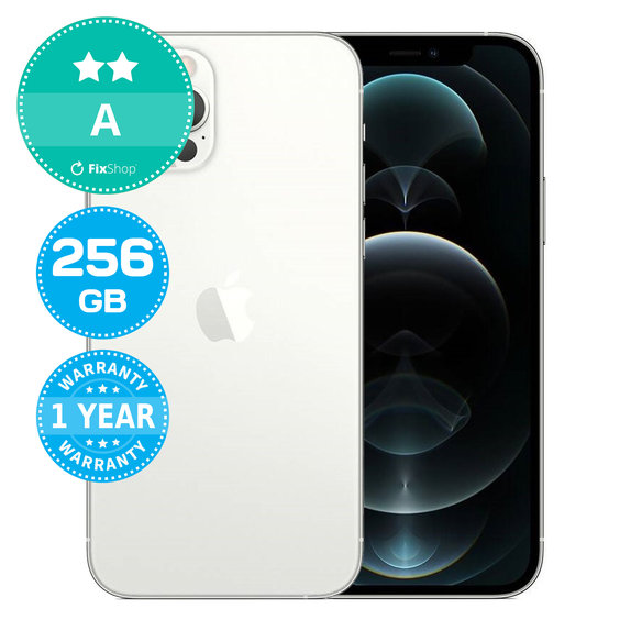 Apple iPhone 12 Pro Silver 256GB A Ανακατασκευασμένο