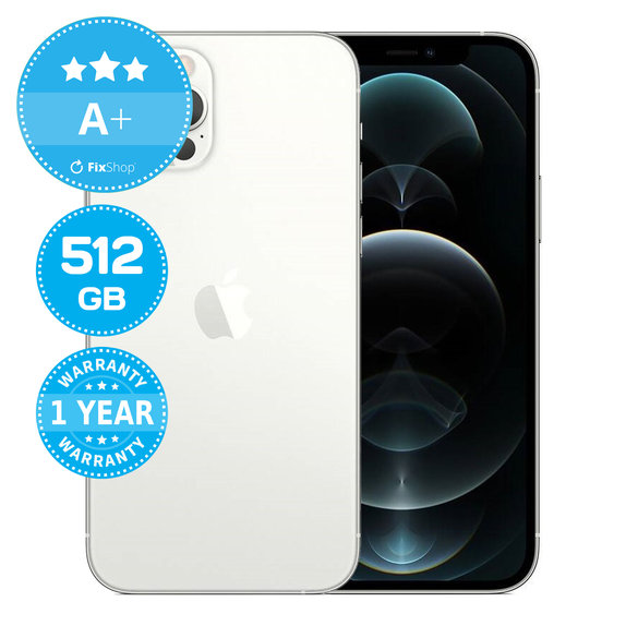 Apple iPhone 12 Pro Silver 512GB A+ Ανακατασκευασμένο