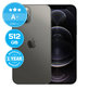 Apple iPhone 12 Pro Graphite 512GB A+ Ανακατασκευασμένο