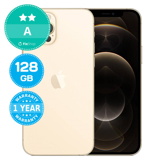Apple iPhone 12 Pro Gold 128GB A Ανακατασκευασμένο