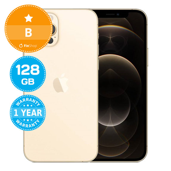 Apple iPhone 12 Pro Gold 128GB B Ανακατασκευασμένο