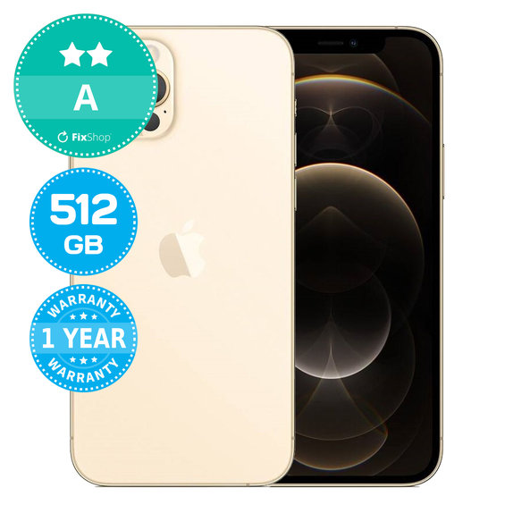 Apple iPhone 12 Pro Gold 512GB A Ανακατασκευασμένο