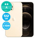 Apple iPhone 12 Pro Gold 512GB A Ανακατασκευασμένο