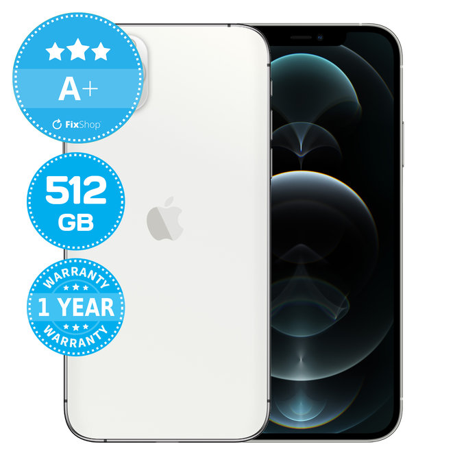 Apple iPhone 12 Pro Max Silver 512GB A+ Ανακατασκευασμένο