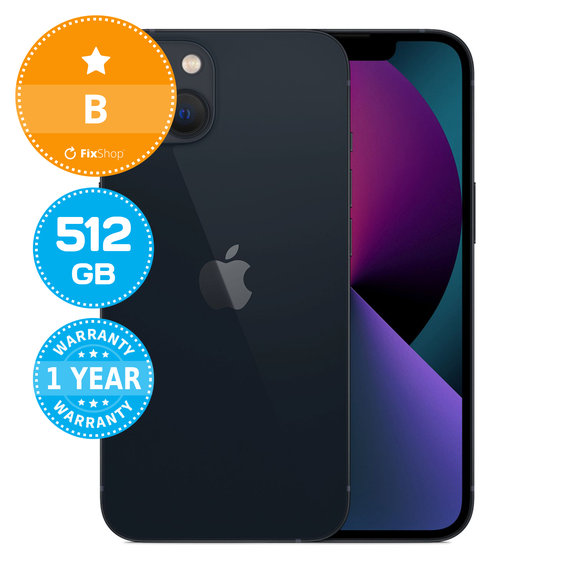 Apple iPhone 13 Midnight 512GB B Ανακατασκευασμένο