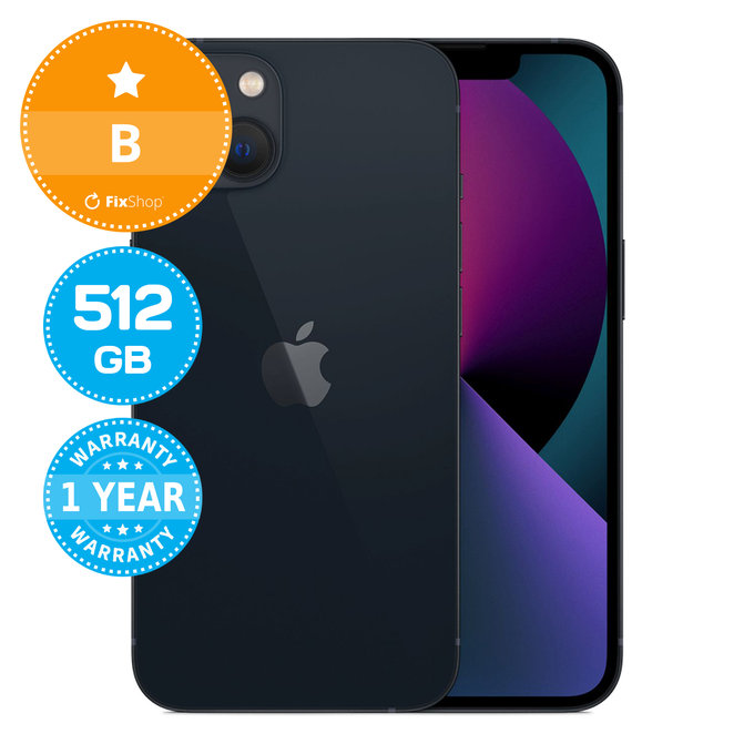 Apple iPhone 13 Midnight 512GB B Ανακατασκευασμένο
