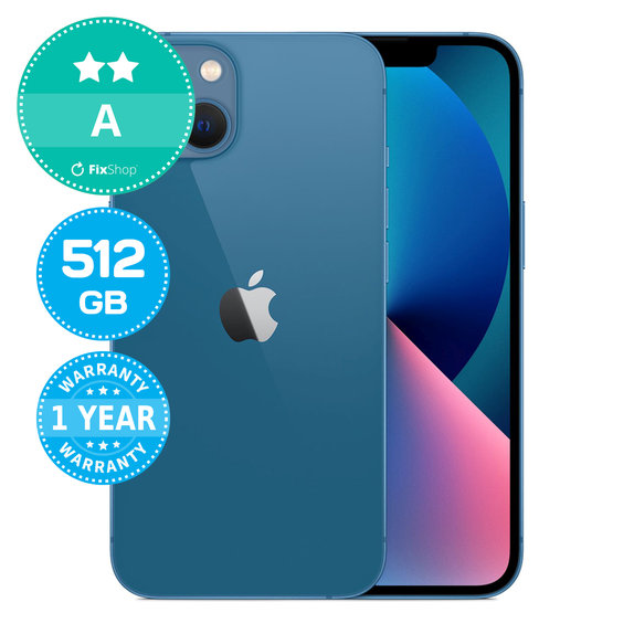 Apple iPhone 13 Blue 512GB A Ανακατασκευασμένο