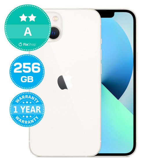 Apple iPhone 13 Starlight 256GB A Ανακατασκευασμένο