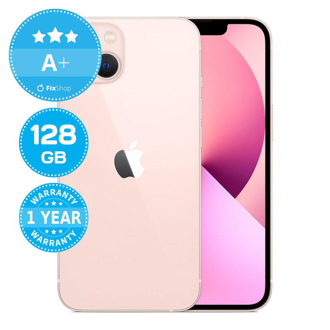 Apple iPhone 13 Pink 128GB A+ Ανακατασκευασμένο